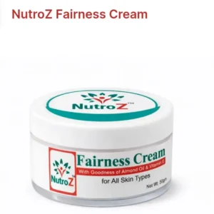 NutroZ Fairness Cream – Herbal Glow & Skin Brightening Cream with Aloe Vera, Almond Oil & Vitamin E (50g)