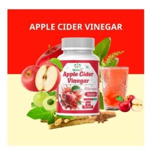NutroZ Apple Cider Vinegar Effervescent Tablets – ACV with Amla & Pomegranate for Weight Management & Digestion (60 Tablets)