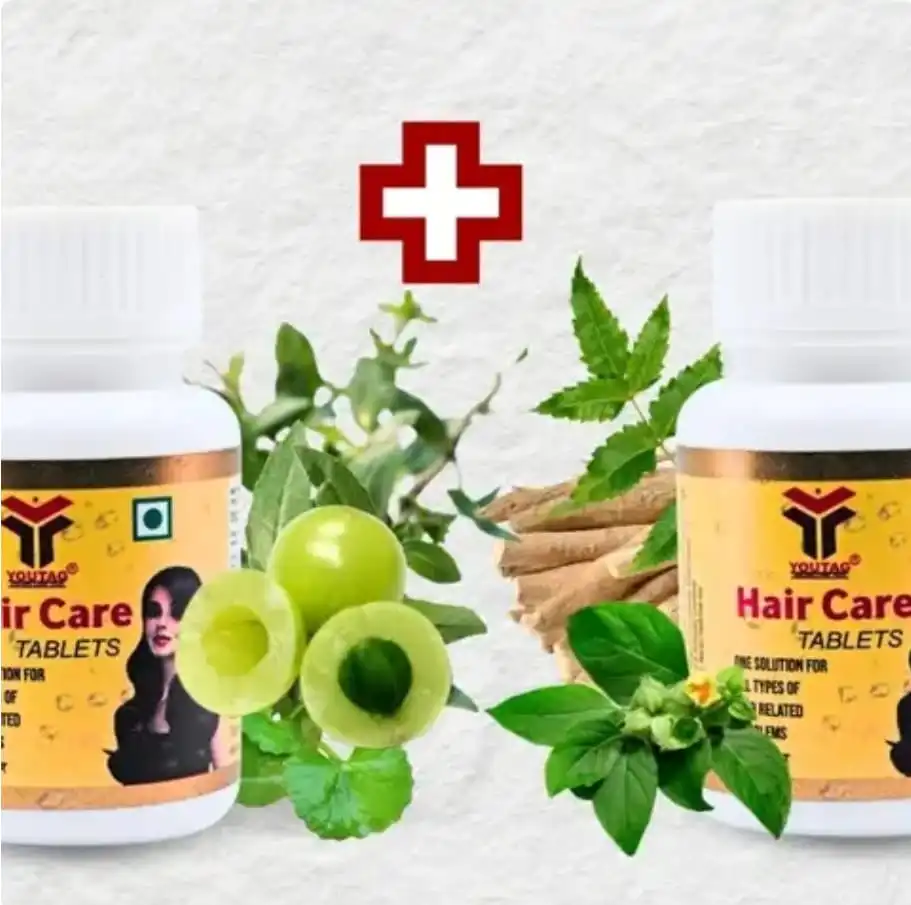 YOUTAG Hair Care Tablets – Herbal Hair Growth & Anti-Hair Fall Supplement for Stronger, Healthier Hair